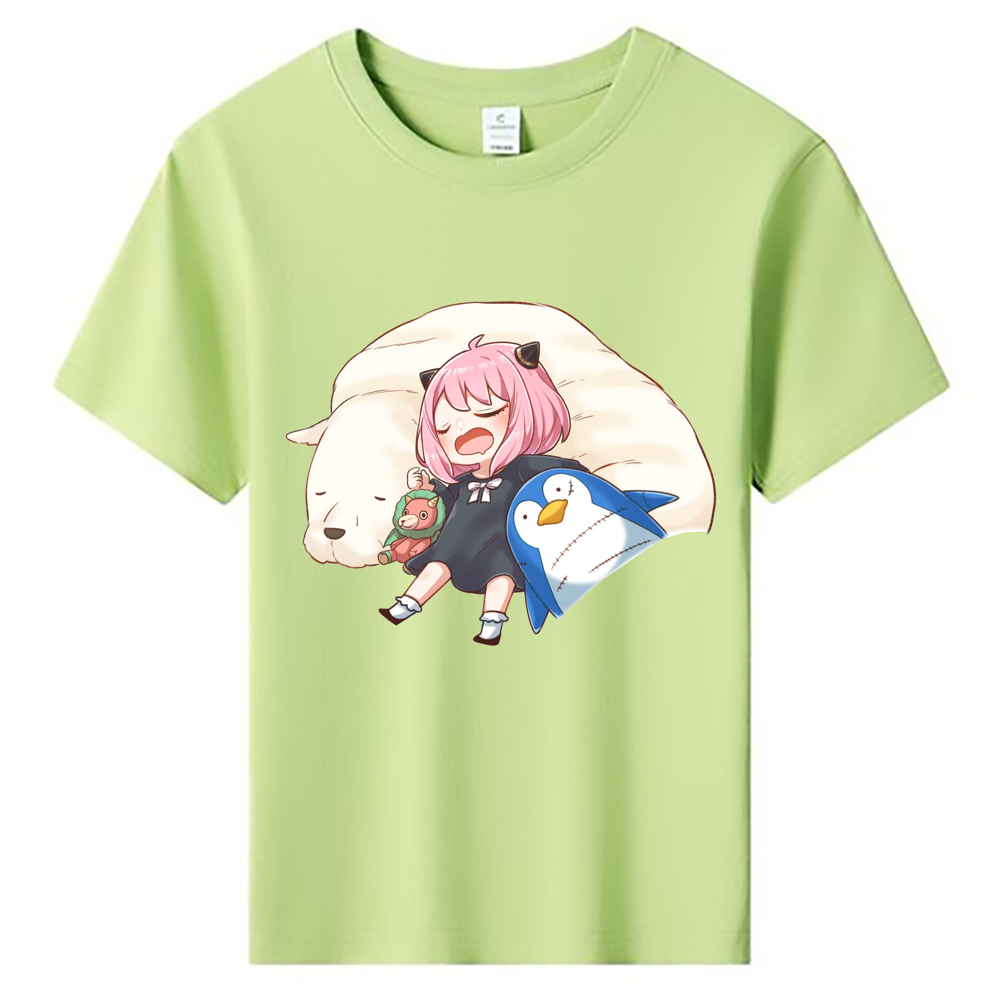 （画像用） SPY×FAMILY间谍家家酒 綿100％キッズTシャツ（フロントプリント）